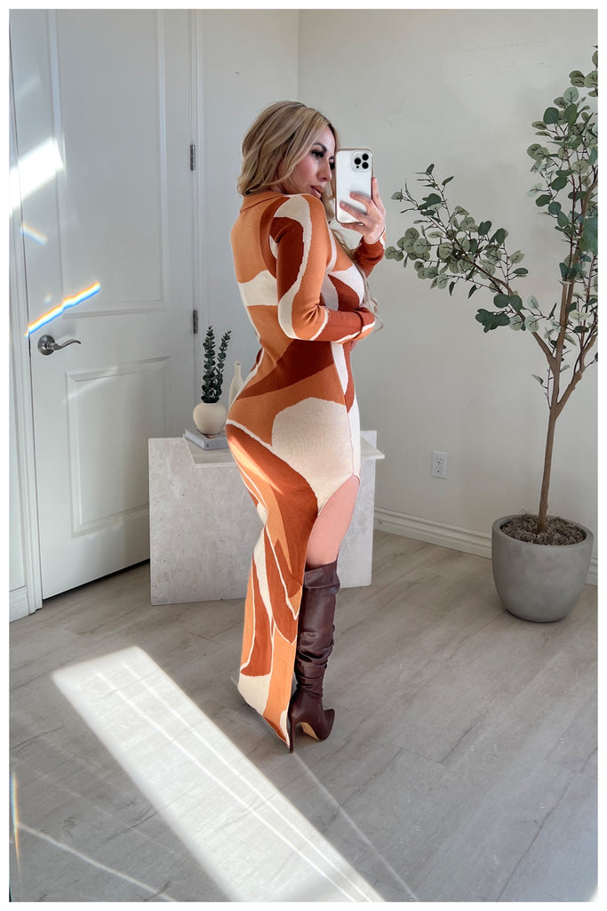 Azelie Dress (Orange)