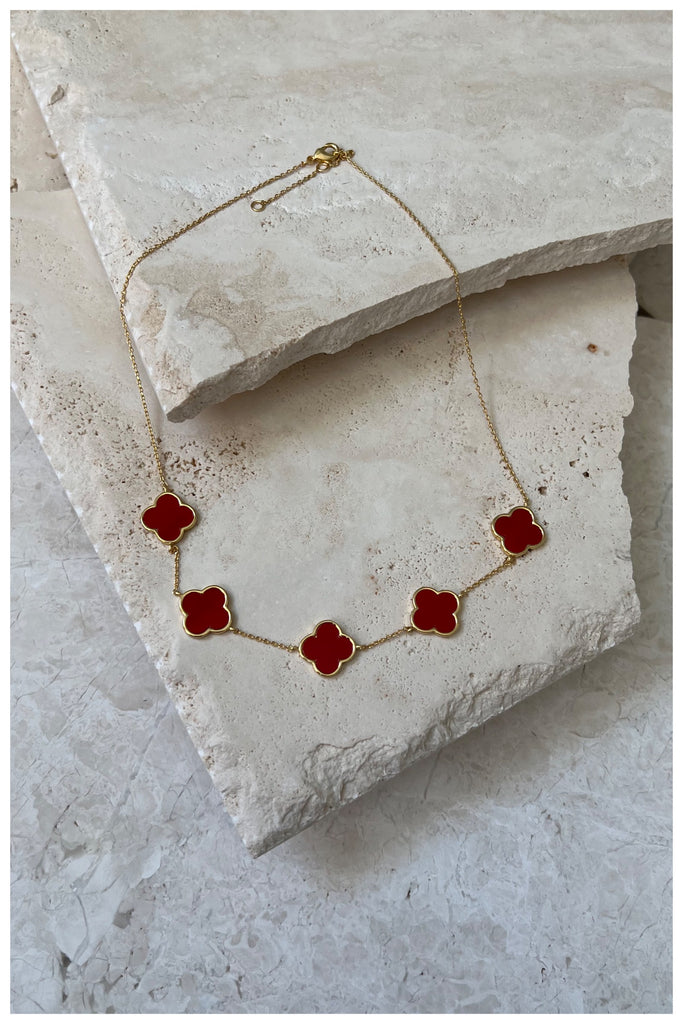 Bailey Necklace (Red)