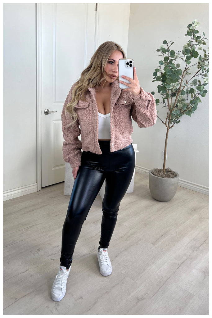 Keep Me Warm Jacket (Blush)