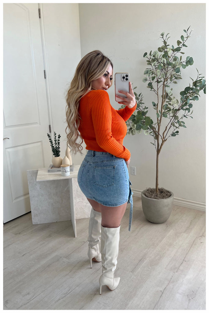 Stella Sweater (Orange)