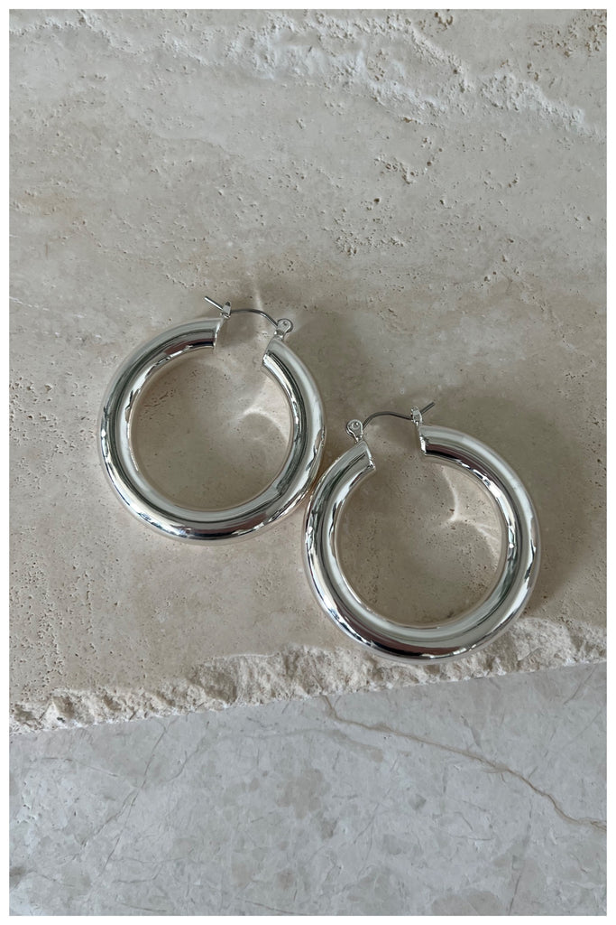 Cruz Earrings (Silver)