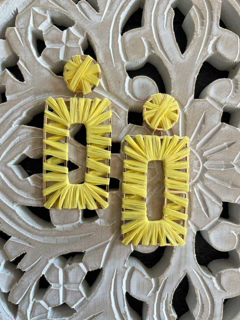 La Paz Resort Earrings (Yellow)