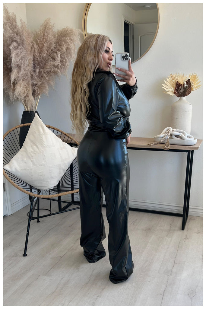 Don't Be Shy Faux Leather Pants