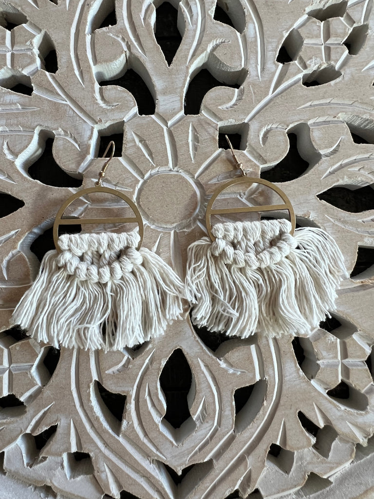 Tulum Earrings (Ivory)