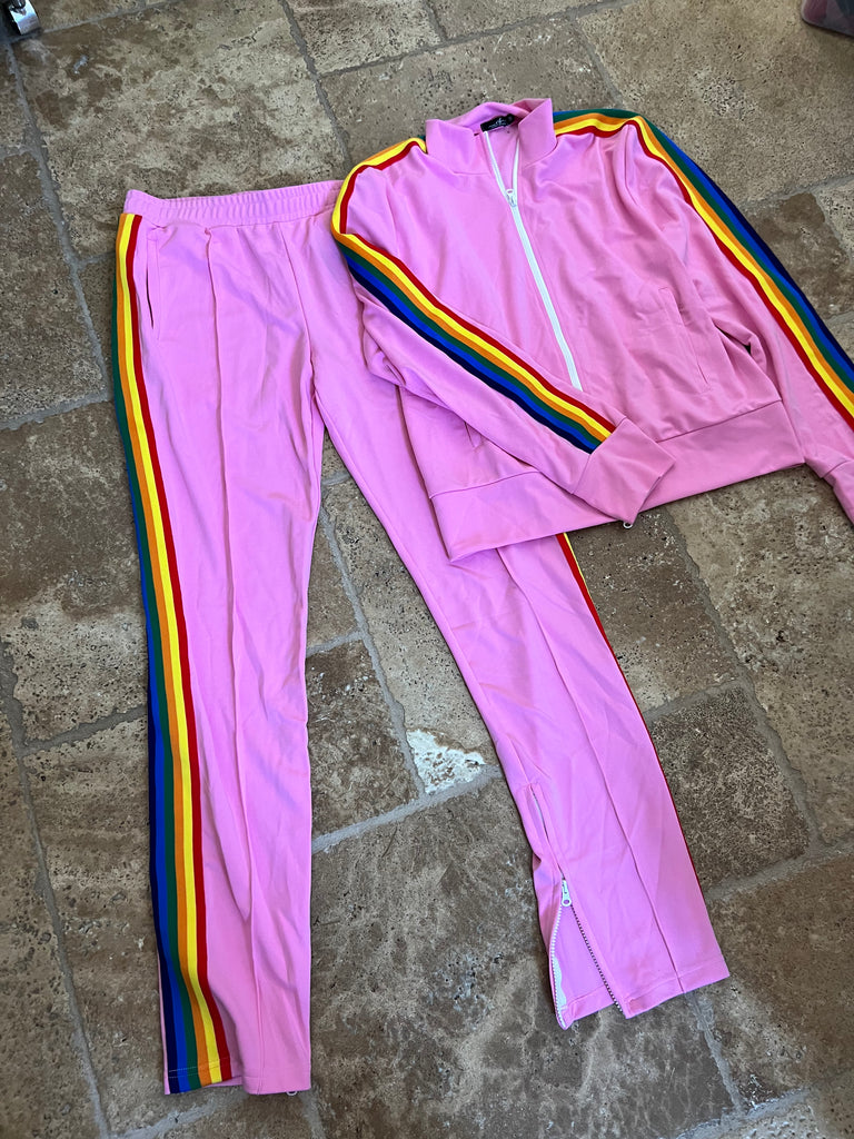 PLUS SIZE Jersey Track Set